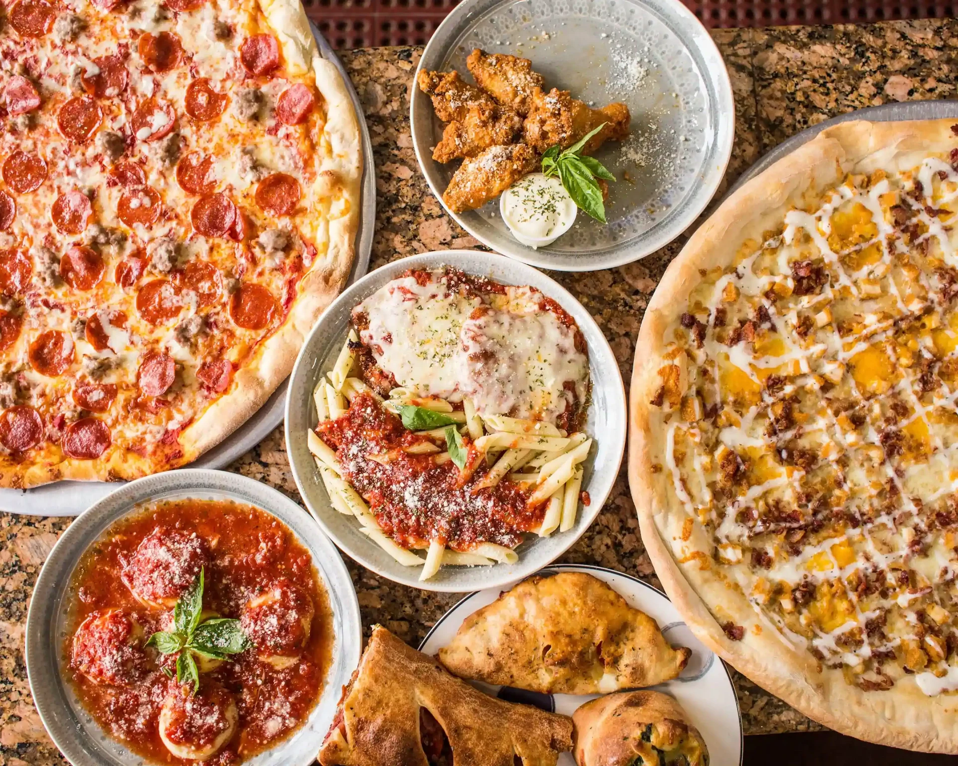 Halal donairs, wings and sides at Canadian Choice Pizza and Donairs in northeast Edmonton